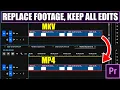 Premiere Pro: MKV vervangen door MP4 en alle bewerkingen behouden! (Tutorial over het vervangen v...