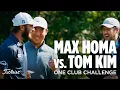Max Homa vs Tom Kim The Titleist One Club Challenge with No Laying Up