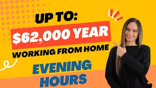 Up To 62 000 Year EVENING HOURS Work From Home Job Hiring In The US Only No Degree Needed