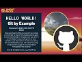 Git by Example HELLO WORLD