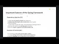Spring Framework Key Features