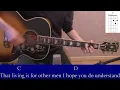 History by The Verve (Guitar Tutorial with the Isolated Vocal Track by The Verve)