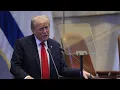 Download Lagu Shocking moment Donald Trump interrupted by protester in Israeli Knesset