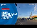 Download Lagu H+4 Idul Fitri, Tak Ada Kepadatan Lalu Lintas di Simpang Empat Handil Bakti Jalan Trans Kalimantan