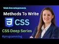 Methods to Write CSS 3 Ways to Add CSS in HTML CSS Tutorial for Beginners