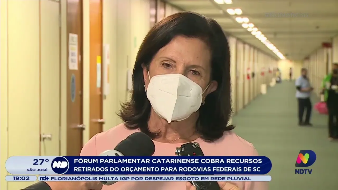 Parlamentares cobram recursos para rodovias federais de SC