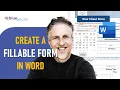 How to Create a Fillable Form in Microsoft Word Create a Tab Through Form in Word
