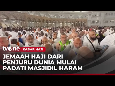 Masjidil Haram Mulai Dipadati Jemaah Haji Seluruh Dunia