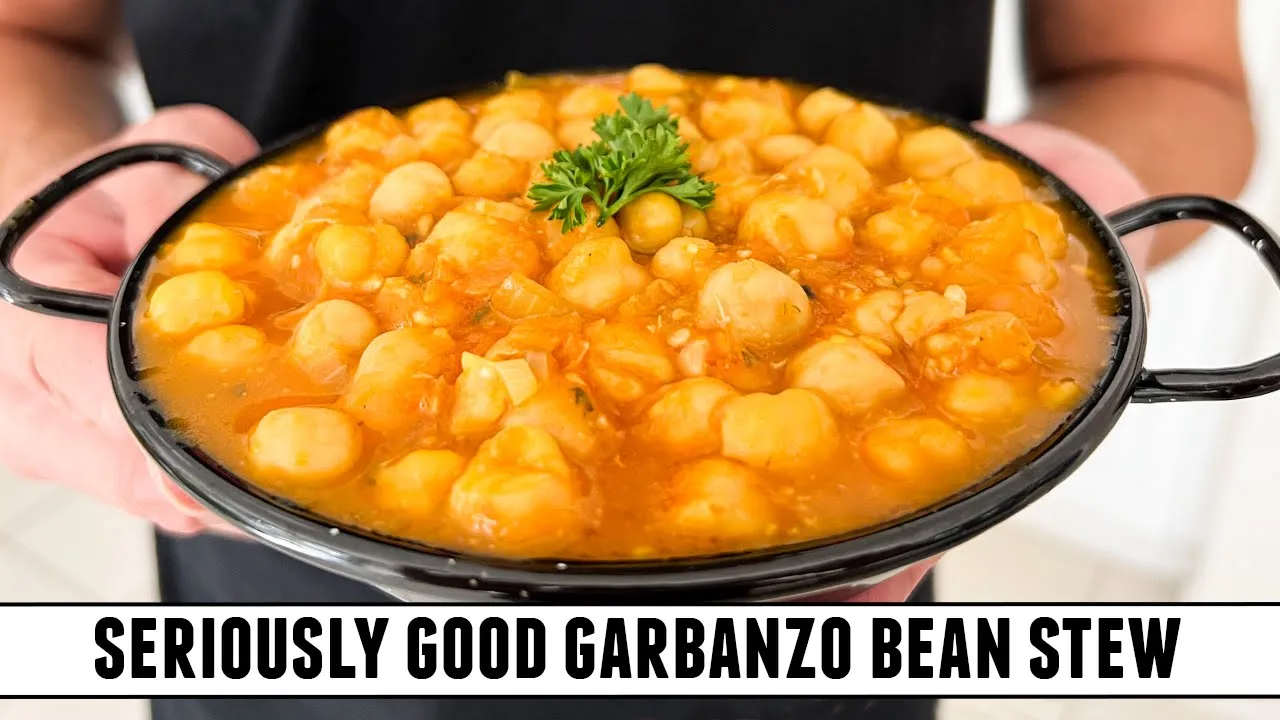 The BEST-EVER Canned Garbanzo Bean Stew   Garbanzos a la Catalana Recipe