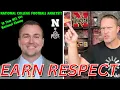 NEBRASKA S OPPORTUNITY To EARN Respect NATIONAL CFB ANALYST 10 Year NFL Vet Ben Hartsock