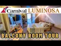 Balcony Room Tour Carnival Luminosa - Full Review Top Cruise Hacks