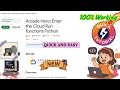 Arcade Hero Enter the Cloud Run functions Python