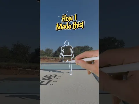My Drawing does a flip! #animation ✍️