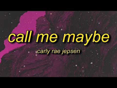 Download MP3 Carly Rae Jepsen - Call Me Maybe (sped up) Lyrics | i threw a wish in the well