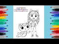 Gabby and MerCat Coloring Page Gabby s Dollhouse