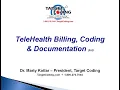 Target Coding TeleHealth Billing Coding Compliance 06 15 2020