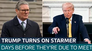 Starmer 'hasn't done anything' to stop Ukraine War, Trump says | ITV News