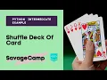 Create and Shuffle Deck Of Cards in Python