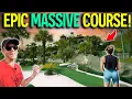 The WORLD S BIGGEST Mini Golf Course - CRAZY Course