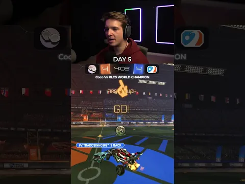Day 5 of 1v1'ing an RLCS 1v1 WORLD CHAMPION Until I Win