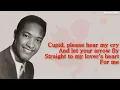 Sam Cooke Cupid lyrics   YouTube