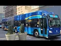 MTA NYCT A Train Shuttle Bus Action in Brooklyn With B25 and B103 Bus Action