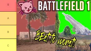 Battlefield 1 Map Tier List