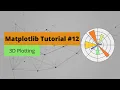 Matplotlib Tutorial 3D Plotting