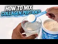 Mixing Vital Proteins Collagen Peptides with Water