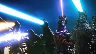 evolution of godzillas atomic breath comparison 1954 2019