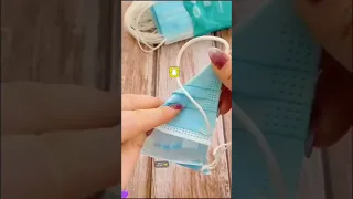 طريقه لبس الكمامة كمامة 