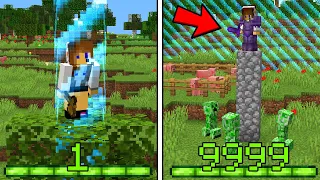 NIVEL DE XP = TAMANHO DA BORDA no MINECRAFT