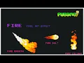 Fire Particles Fire effect pygame particles in pygame python gamedev