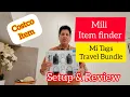 Mili Item Finder Costco GPS Tracker Travel Bundle Setup and Review