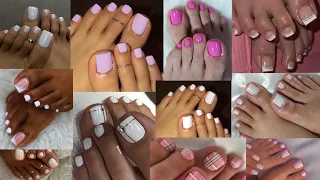 Unique Colorful Acrylic Gel Polish Toe Nails Designs for Beautiful Girls