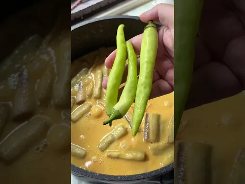 Gulai Udang dan Batang Keladi Stail Kelantan