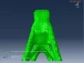 Disk support system topology optimization using Abaqus