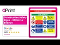 Custom Construction Safety Signs for your Business in UK