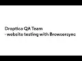 BrowserStack Local Testing in Droptica
