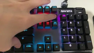 Steelseries Apex 7 OLED Display Real Time Digital Clock Test
