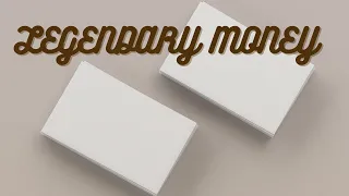 Do not buy business cards from unless Legendary Money