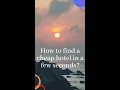 How to Find a Cheap Hotel in a Few Seconds
