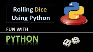 Rolling Dice Using Python How to Make Rolling Dice Using Python Programming Random Module Python Fun