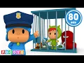 Pocoyo the POLICEMAN Let s Keep the Town Safe 100 Mins Pocoyo English Fun Careers