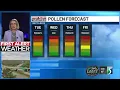 First Alert Weather Update How the weather affects spring allergies