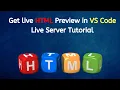 Get live HTML in VS Code Live Server Tutorial