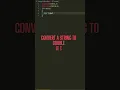 Convert a string to double IN C