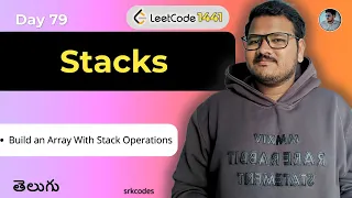 Leetcode 1441 Build Array With Stack Operations Python Solution in Telugu srkcodes