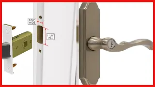 Larson Certified Storm Door M2 Mortise Handle Set Brushed Nickel