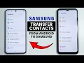 2026 Move Contacts From Android Phone to Samsung Phone - Transfer Contacts